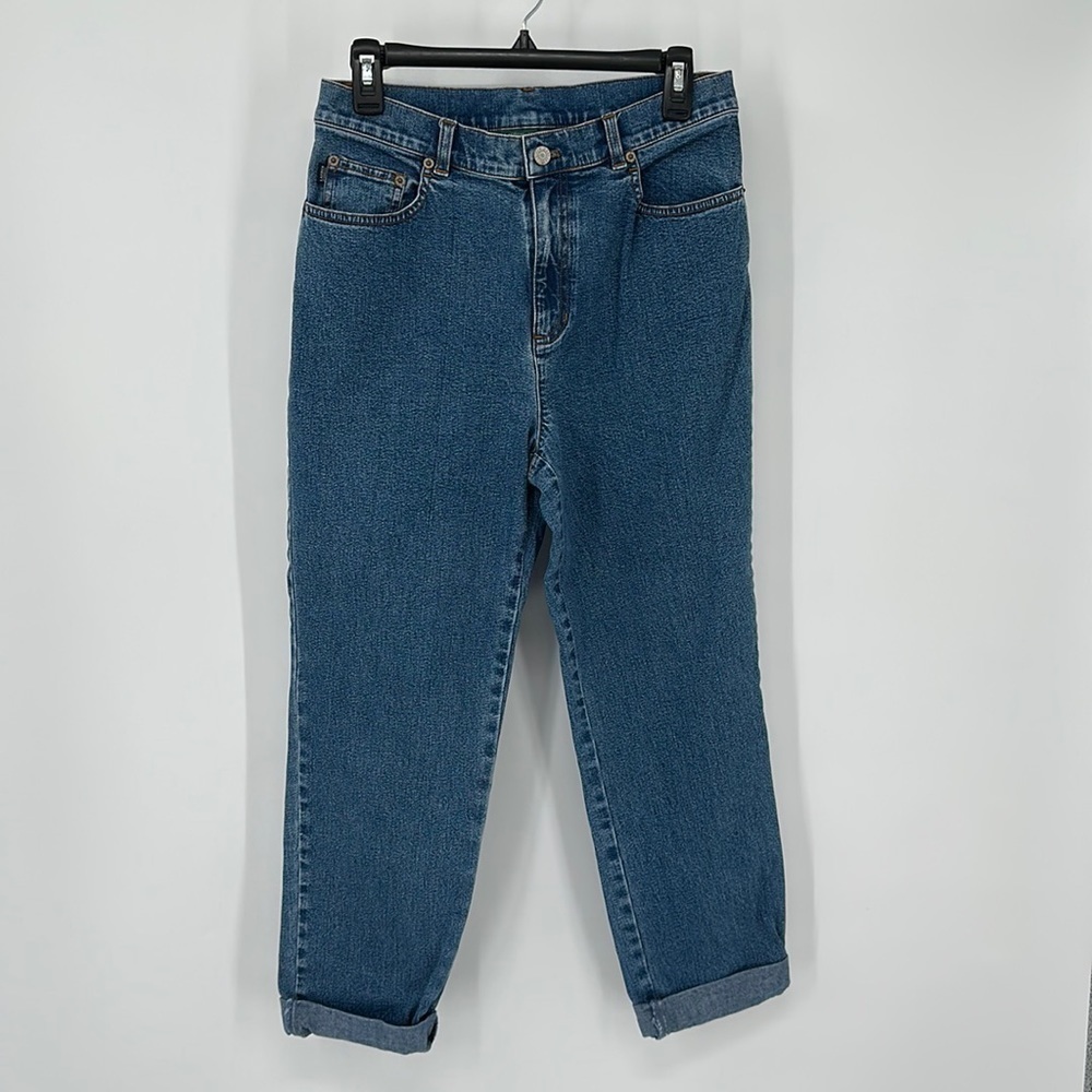 Lauren Jeans Co. Medium Wash Relaxed Fit Jeans Size 6